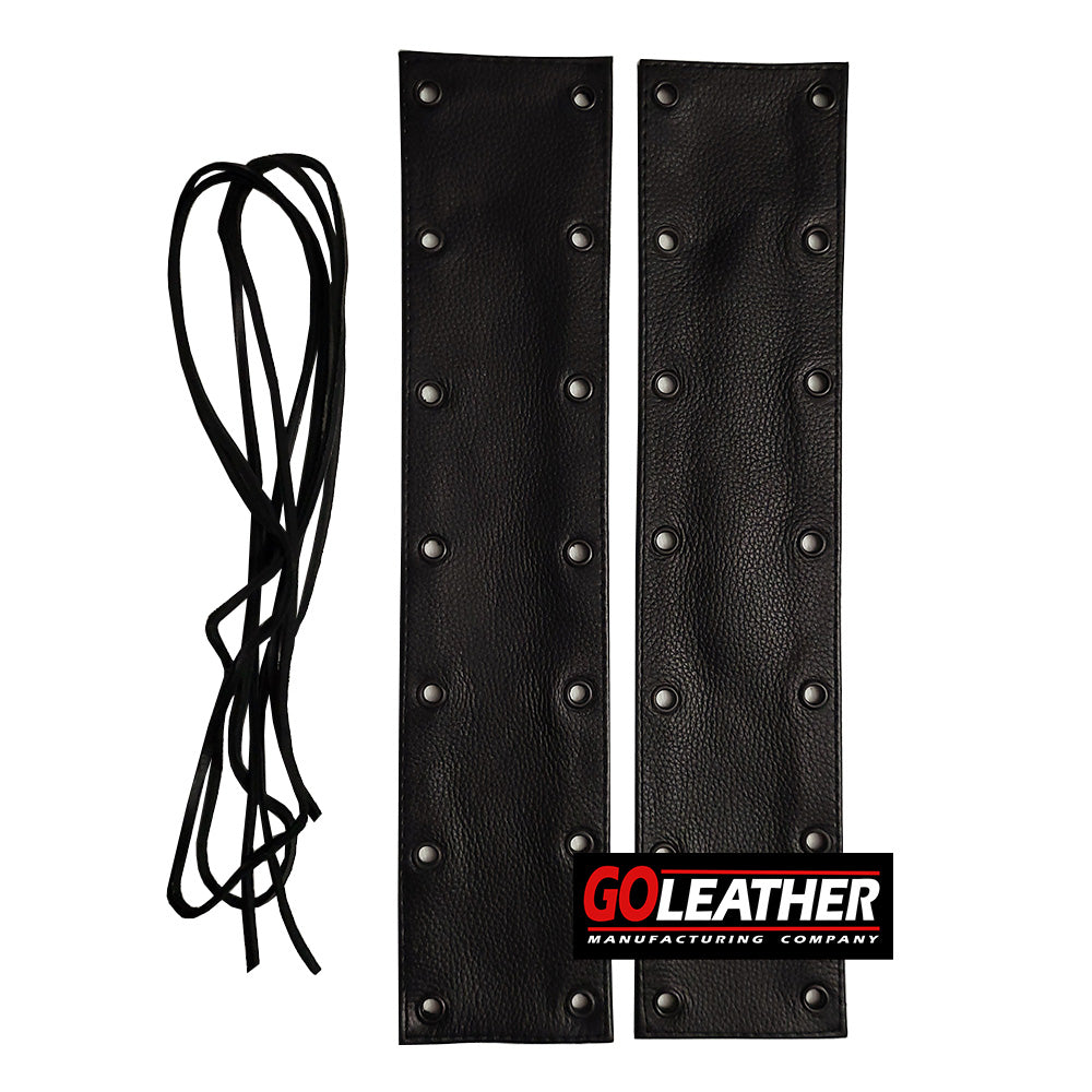 Leather Side Lace Vest Extenders (Set of Two)