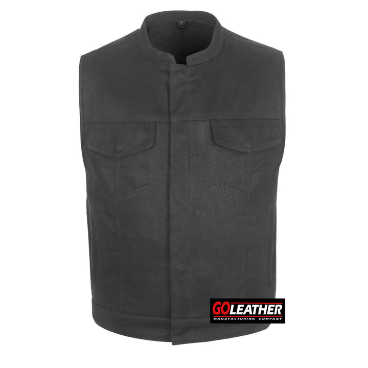 Blacksteel - Unlined Black Denim Vest