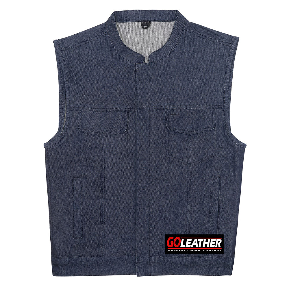 Raw Valor - Dark Blue Raw Denim Vest
