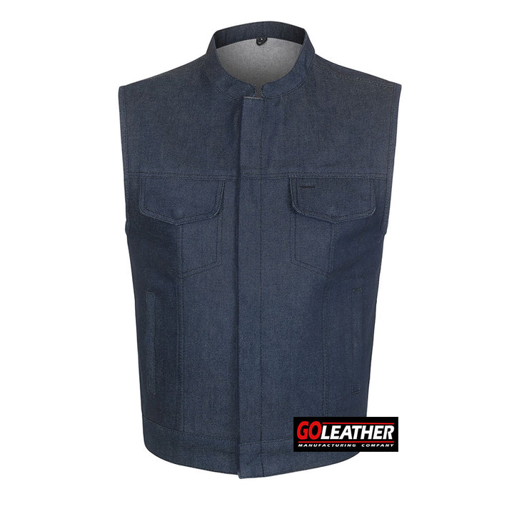 Raw Valor - Dark Blue Raw Denim Vest