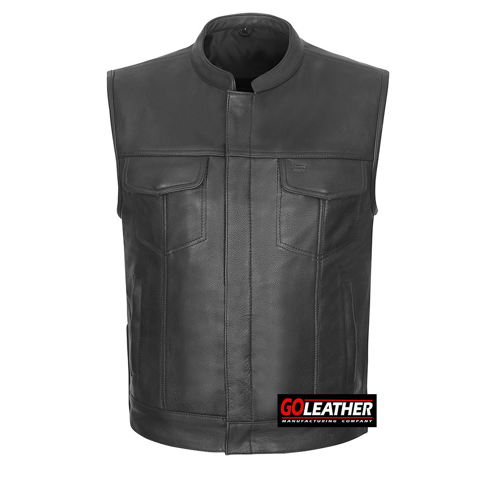 G530 Platinum Naked Cowhide Vest