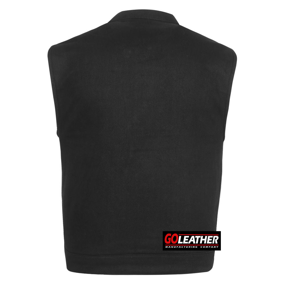 Blacksteel - Unlined Black Denim Vest