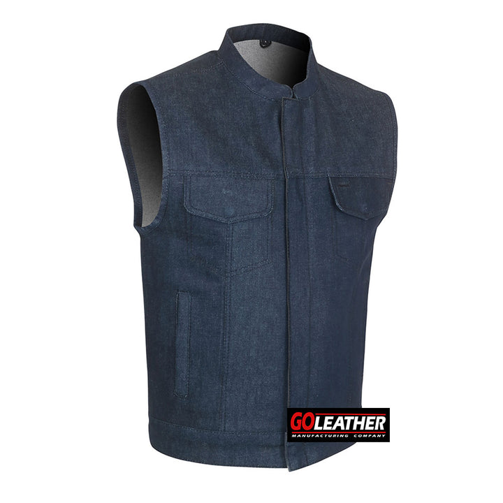 Raw Valor - Dark Blue Raw Denim Vest