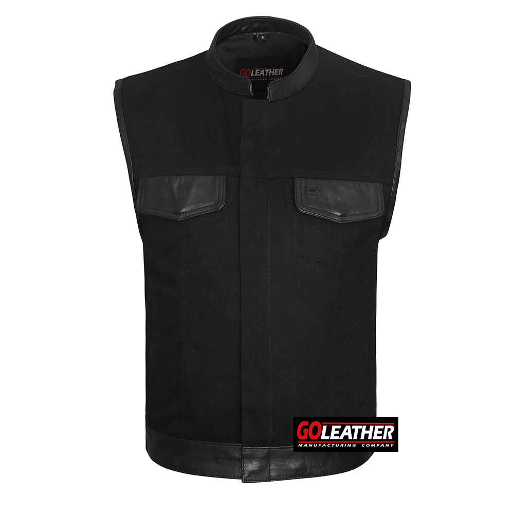 Phantom - Denim with Leather Accents