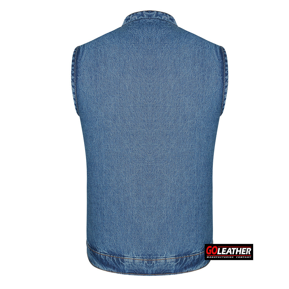 Atlas - Light Blue Denim Vest