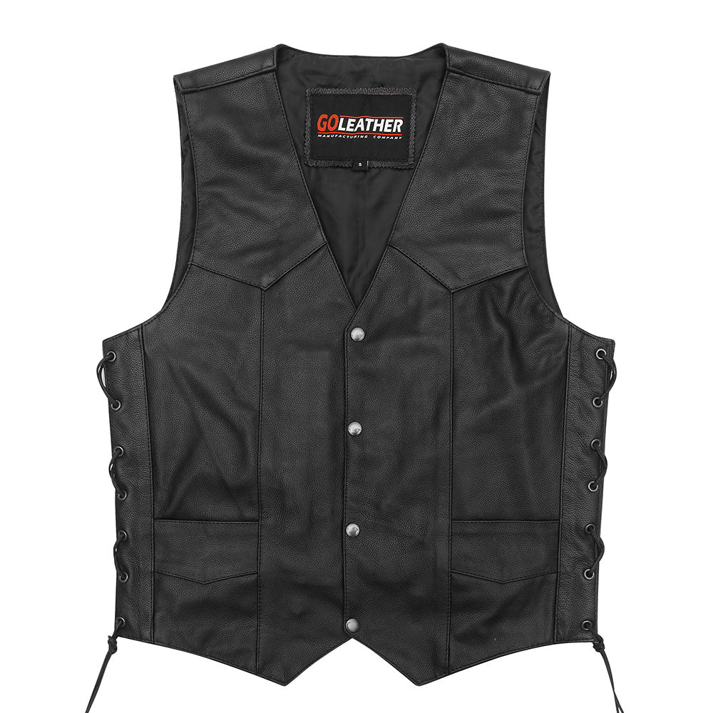 Desperado - Classic V Neck Side Laced Vest