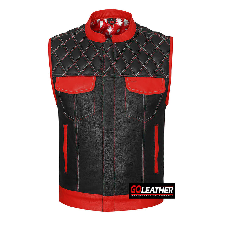 Brutal - Red and White Vest w/ Bandana Liner