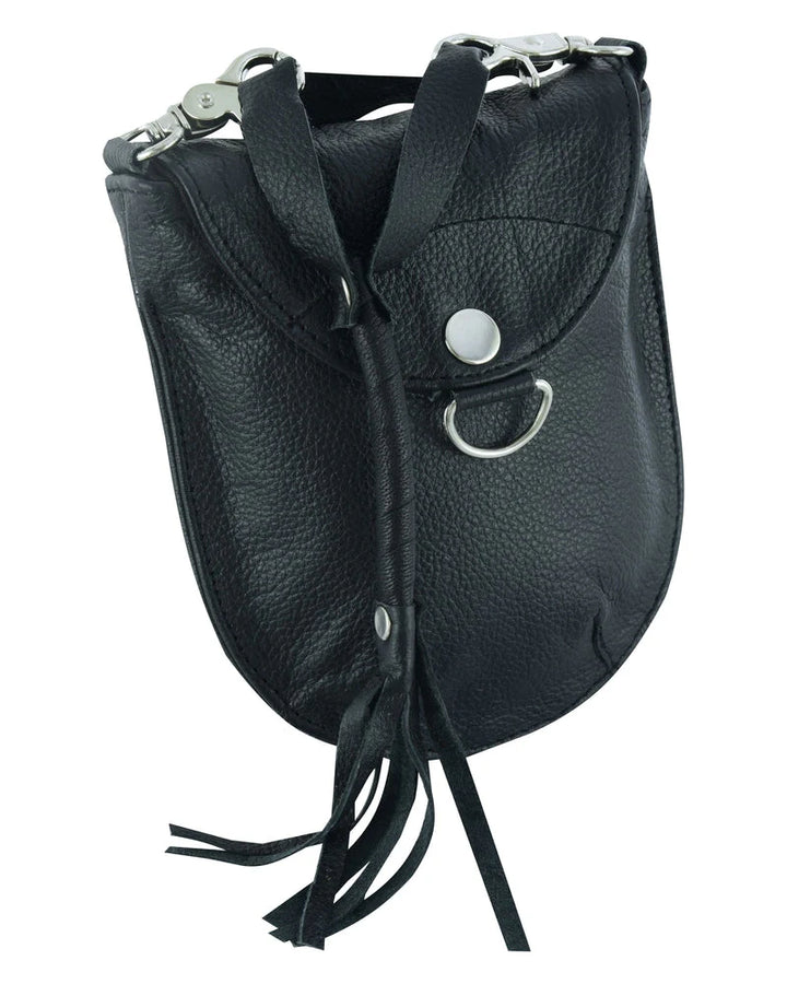 GO1204 Ladies Small Leather Belt Clip Purse