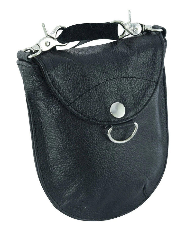 GO1204 Ladies Small Leather Belt Clip Purse