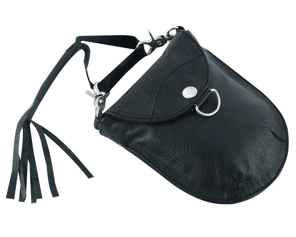 GO1204 Ladies Small Leather Belt Clip Purse