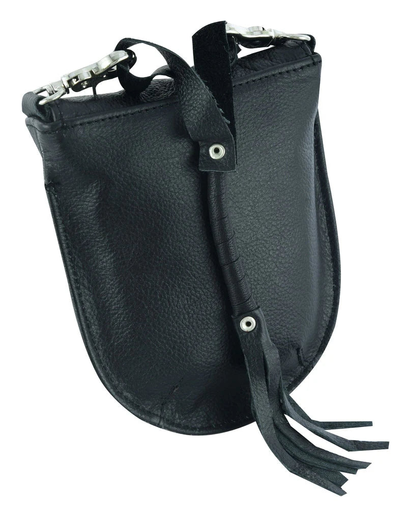 GO1204 Ladies Small Leather Belt Clip Purse