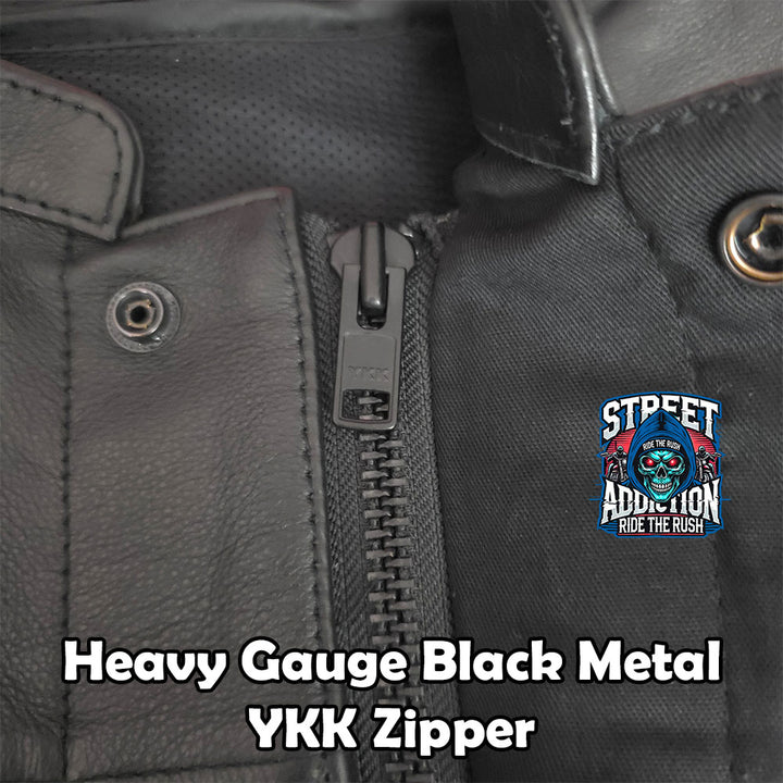 Reapers Creed Motorcycle Vest – Dual Liners