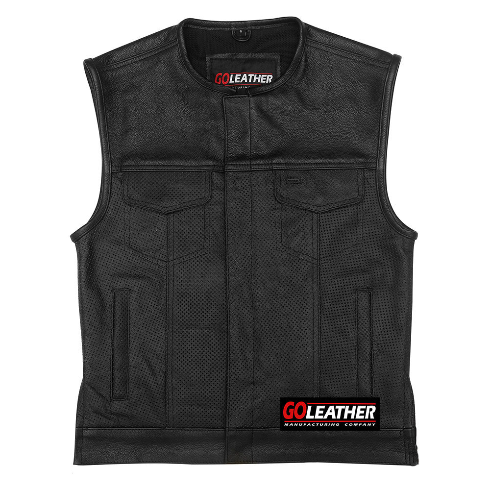 Vortex - Perforated Leather Vest