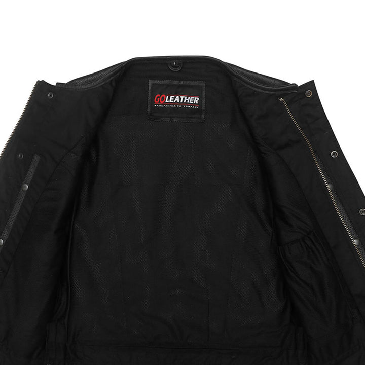 Vortex - Perforated Leather Vest