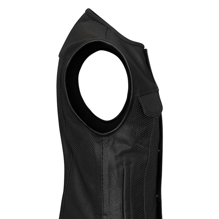 Vortex - Perforated Leather Vest