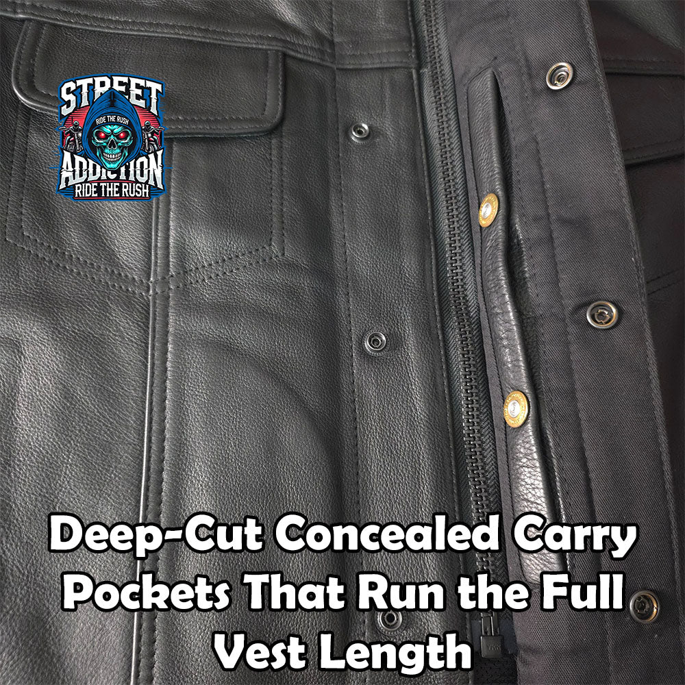 Reapers Creed Motorcycle Vest – Dual Liners