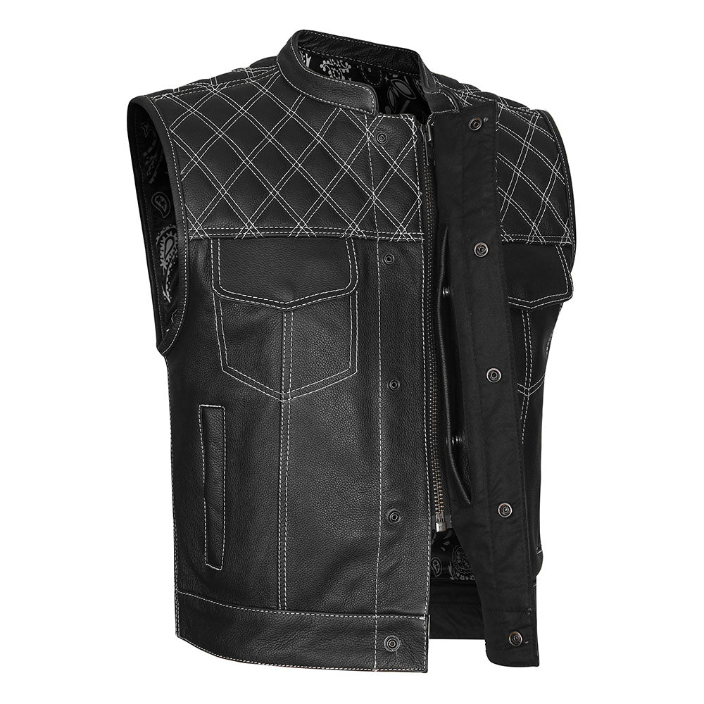 G524-WH Diamond Vest