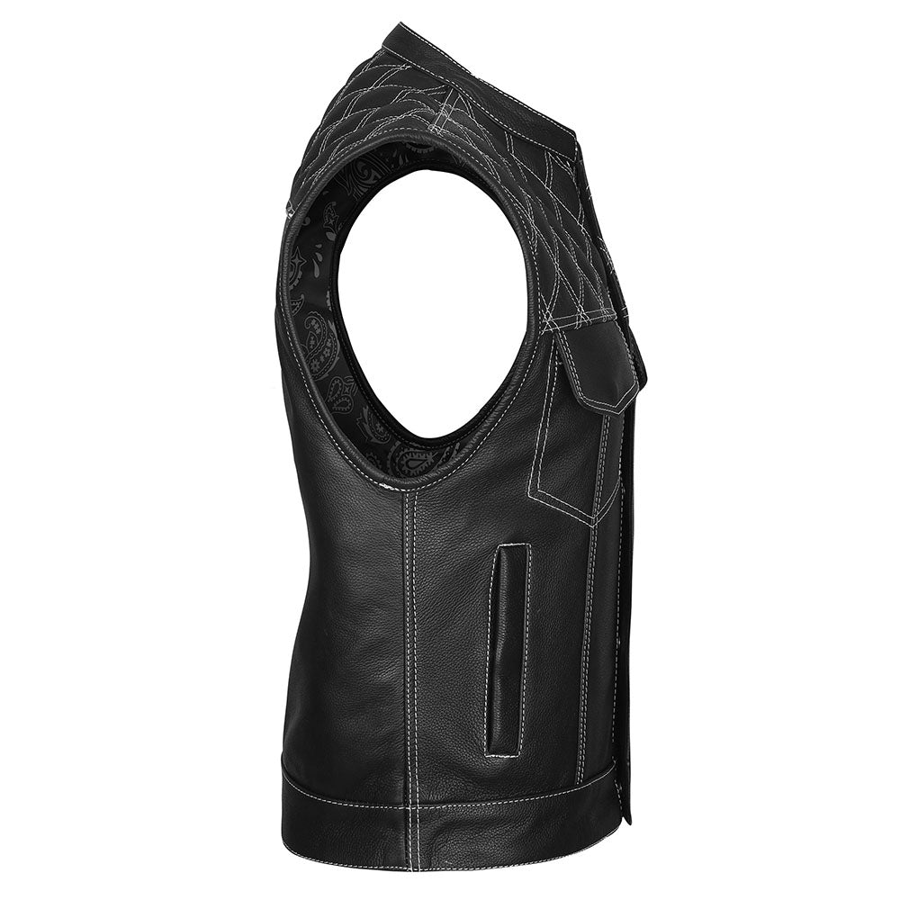 G524-WH Diamond Vest