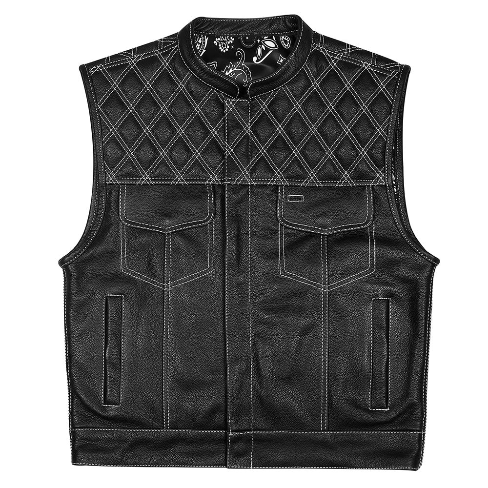 G524-WH Diamond Vest