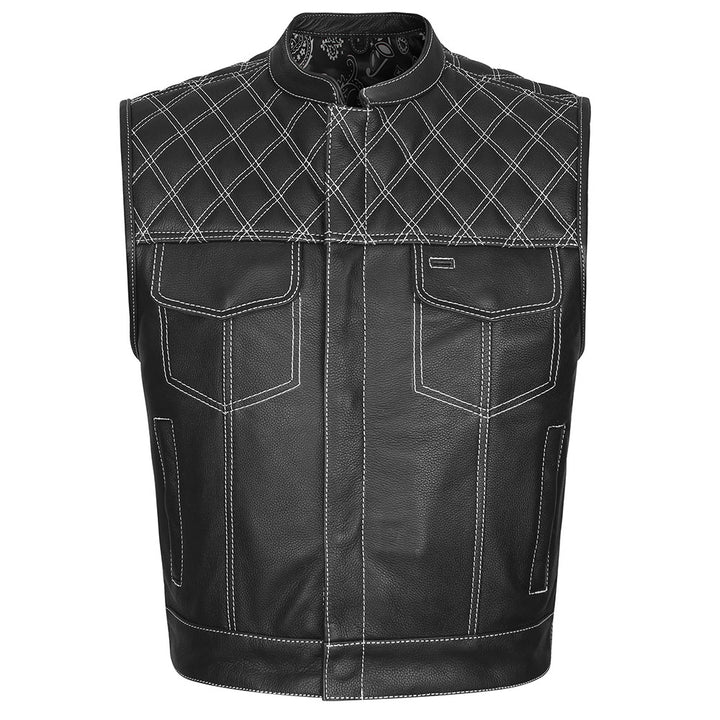 G524-WH Diamond Vest