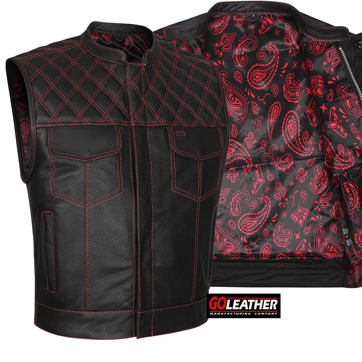 G524-RD Diamond Vest