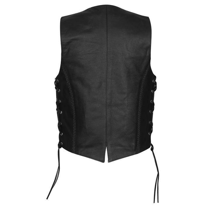 GO836 Ladies Laced Vest with Stylish Braid