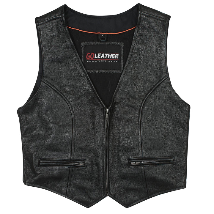 GO831 Ladies Cinched Sides Short Style Vest