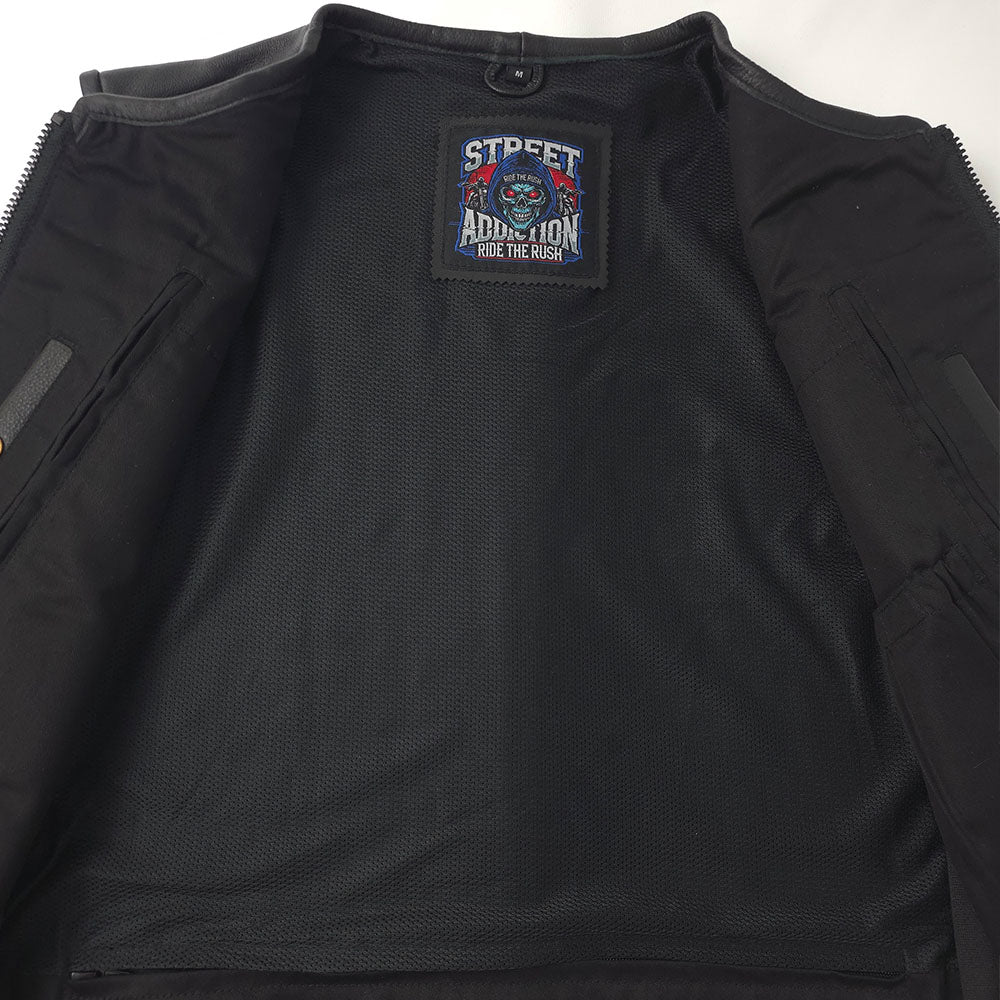 No Mercy Vest by Street Addiction™ - Premium Vest with Full Side Zippers
