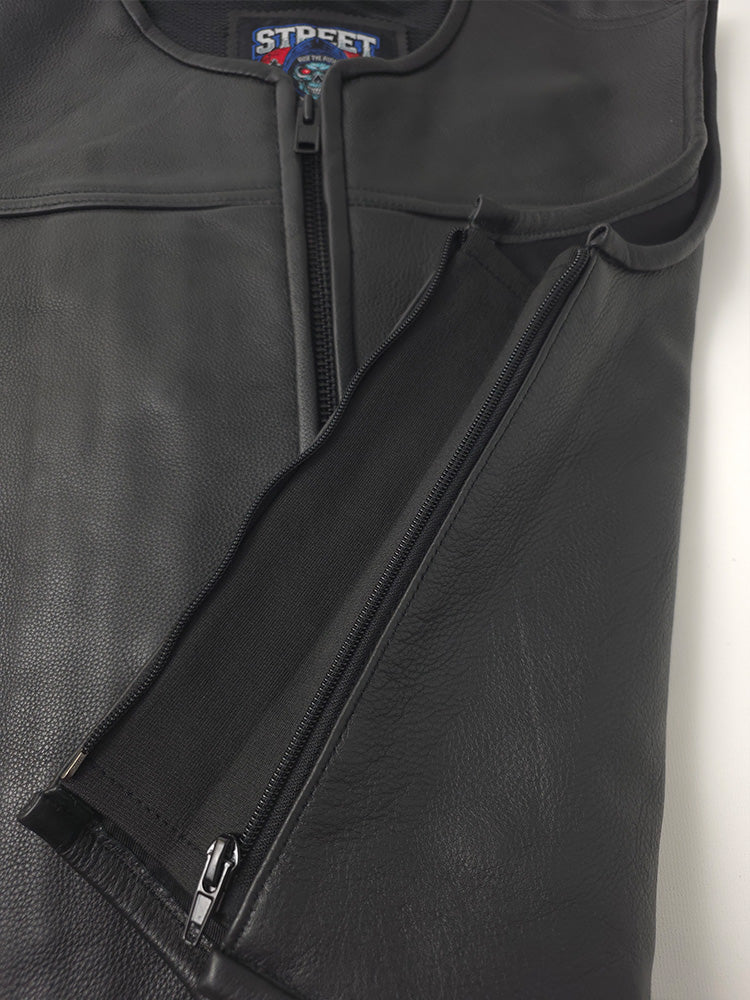 No Mercy Vest by Street Addiction™ - Premium Vest with Full Side Zippers