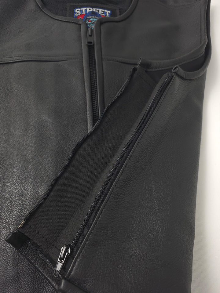No Mercy Vest by Street Addiction™ - Premium Vest with Full Side Zippers