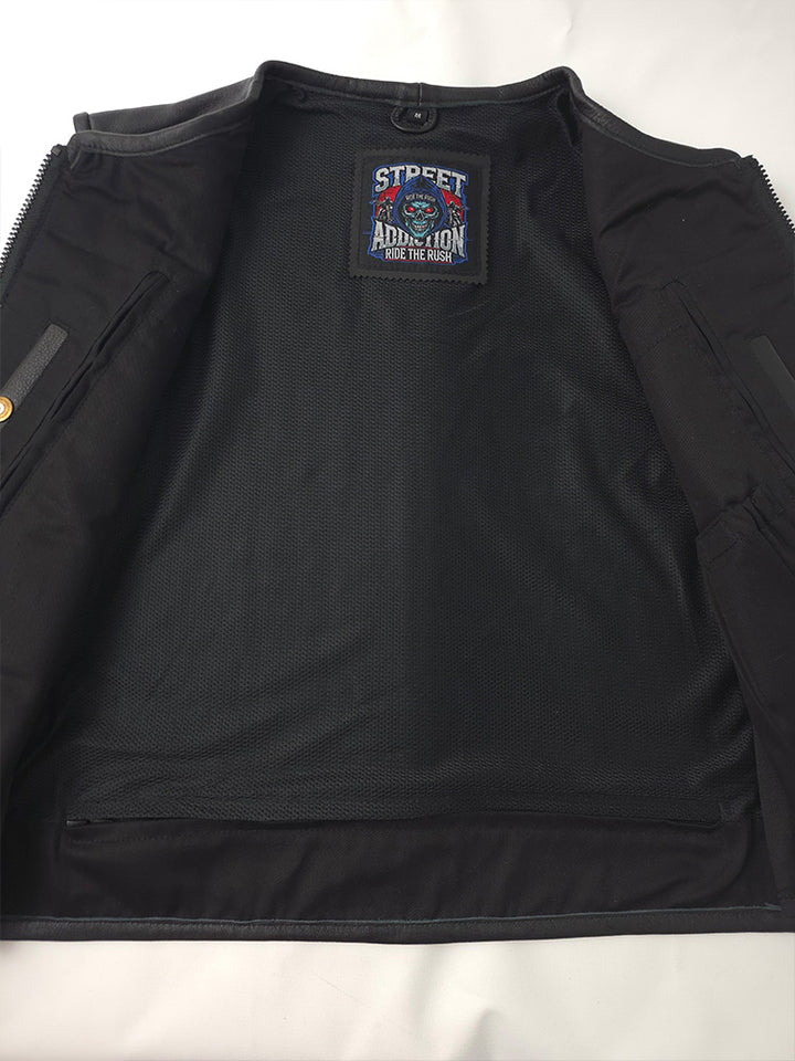 No Mercy Vest by Street Addiction™ - Premium Vest with Full Side Zippers