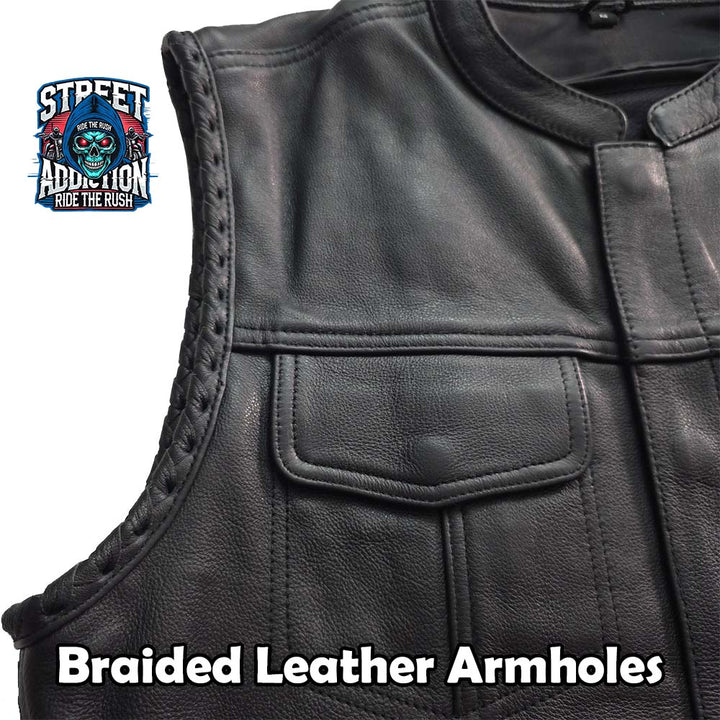 Reapers Creed Motorcycle Vest – Dual Liners
