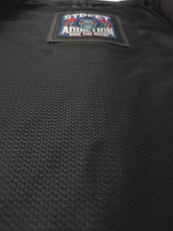 Rogue - Low Cut Vest with Full Side Zippers by Street Addiction