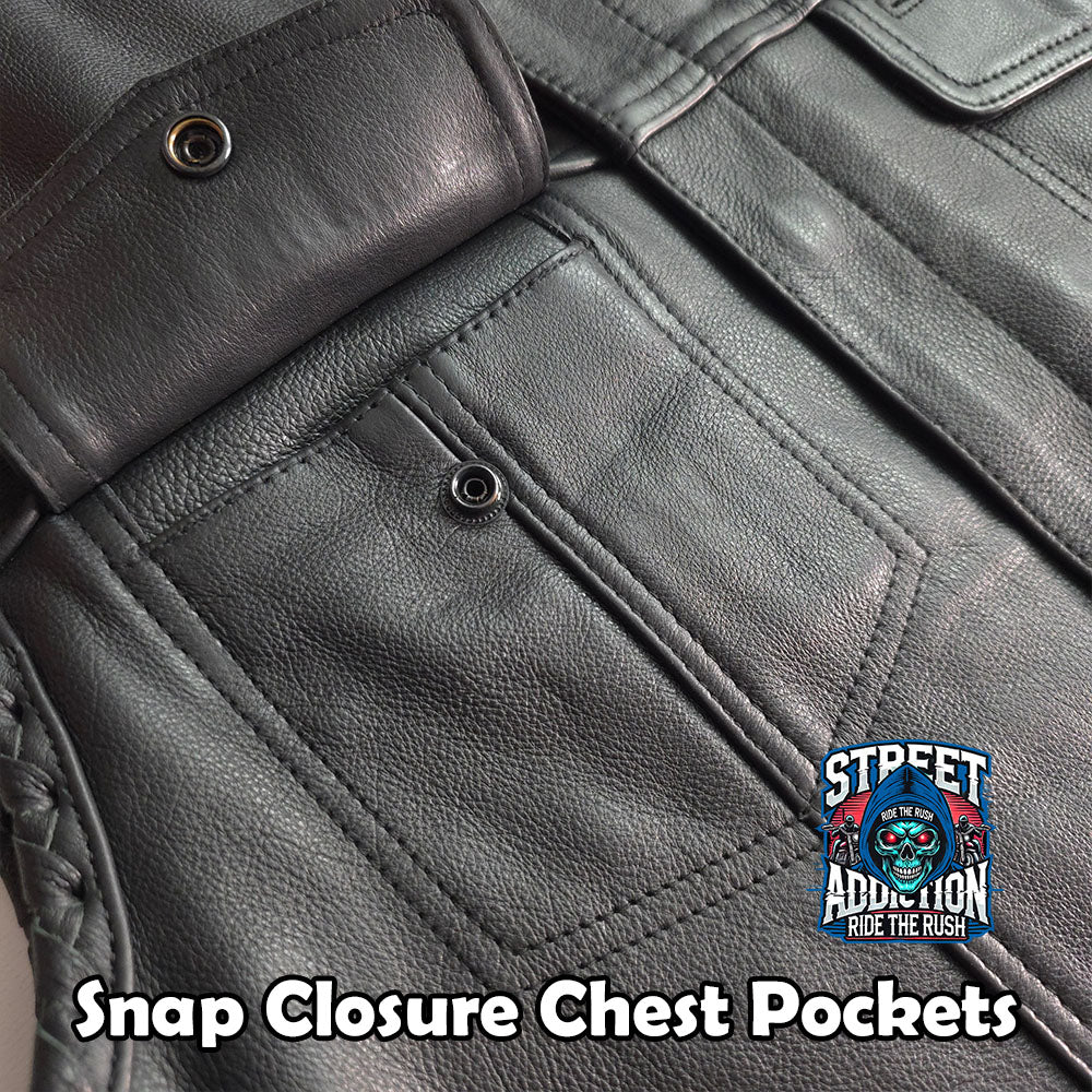 Reapers Creed Motorcycle Vest – Dual Liners