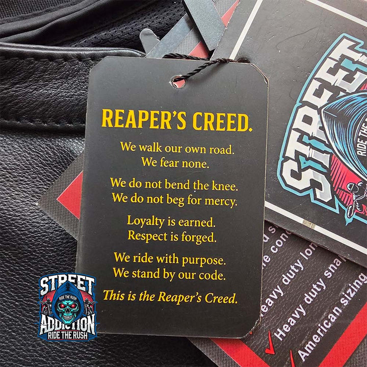 Reapers Creed Motorcycle Vest – Dual Liners