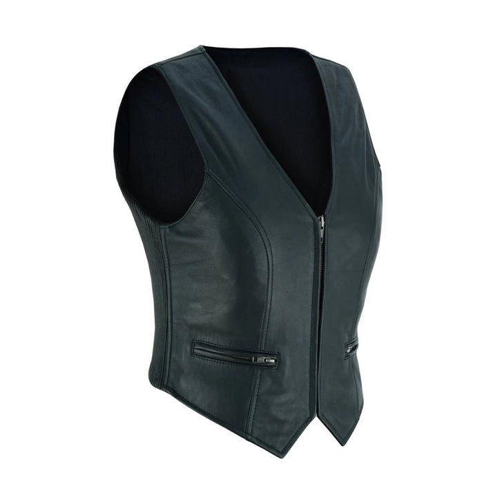 GO831 Ladies Cinched Sides Short Style Vest