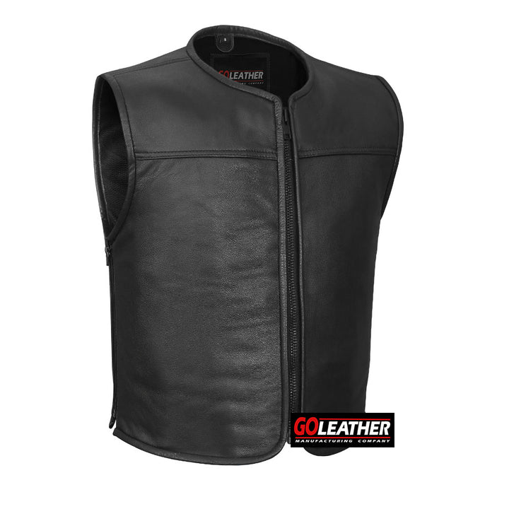 545 Proper Cut Club Vest with Full Side Zippers