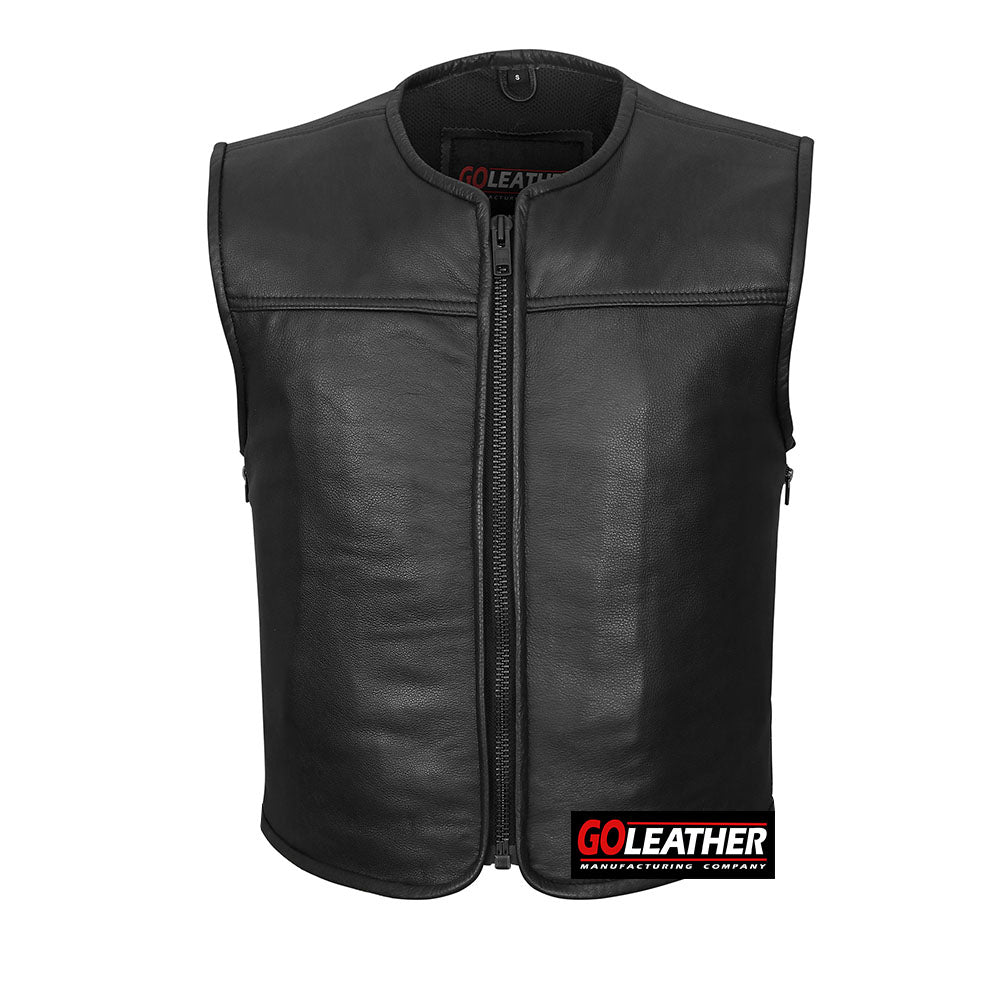 545 Proper Cut Club Vest with Full Side Zippers